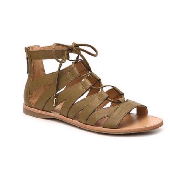 Franco Sarto Shoes - Franco Sarto Brisbane Green Sandals Size 8.5